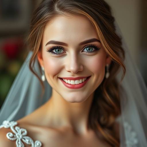 Portrait of Anya Petrova, a wedding photographer with a warm smile