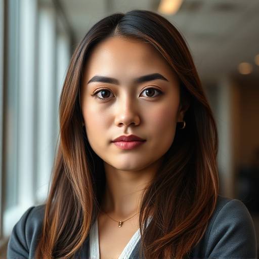 Professional headshot of a young woman in a corporate setting